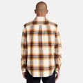 Timberland A6GKH LS Heavy Flannel Plaid W - Braun / Senfgelb - Draufsicht