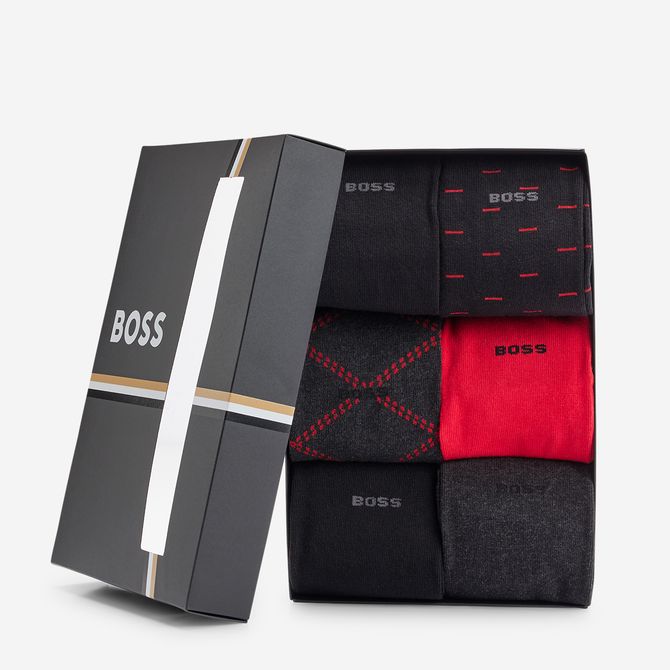 Boss 6P RS GIFTDESIGN - Schwarz, kombiniert - Draufsicht