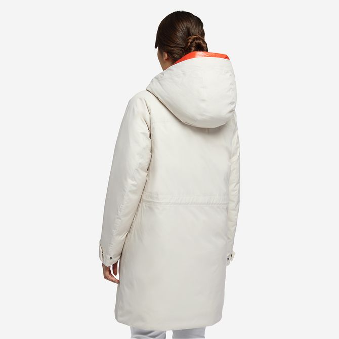 Geox GENDRY LONG PARKA - Weiß - Draufsicht