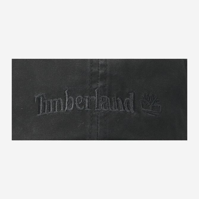 Timberland A1F54 Cotton Canvas BB Cap Sel - Schwarz - Draufsicht