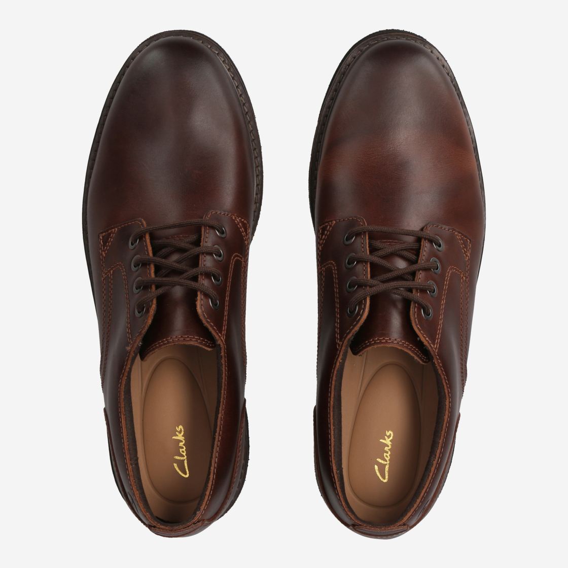 Clarks Batcombe Tie - Braun - Sohle