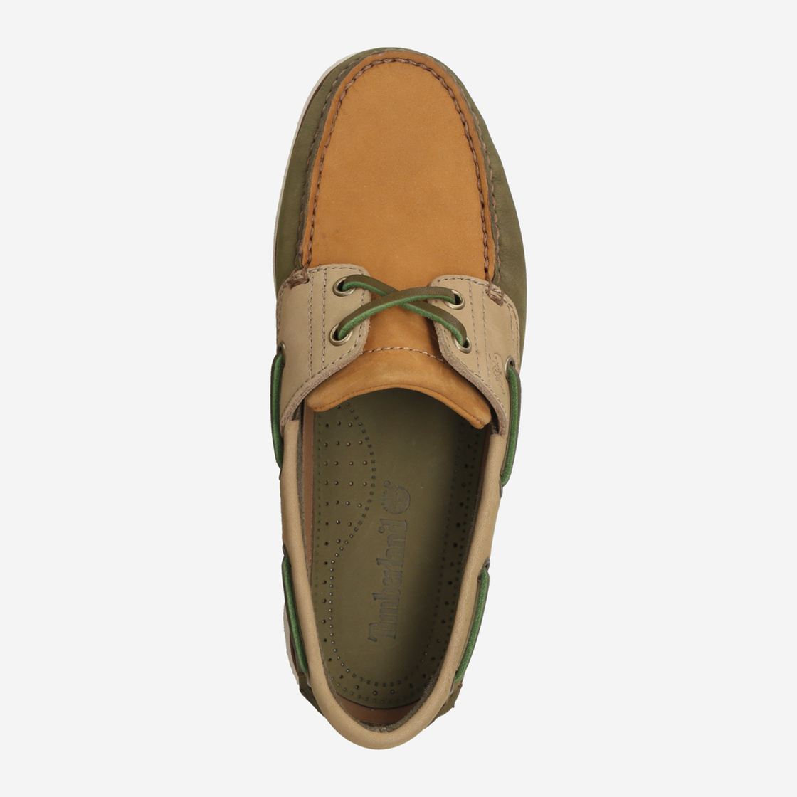 Timberland A5X89 Classic Boat 2 Eye Deep - Grün kombiniert - Sohle