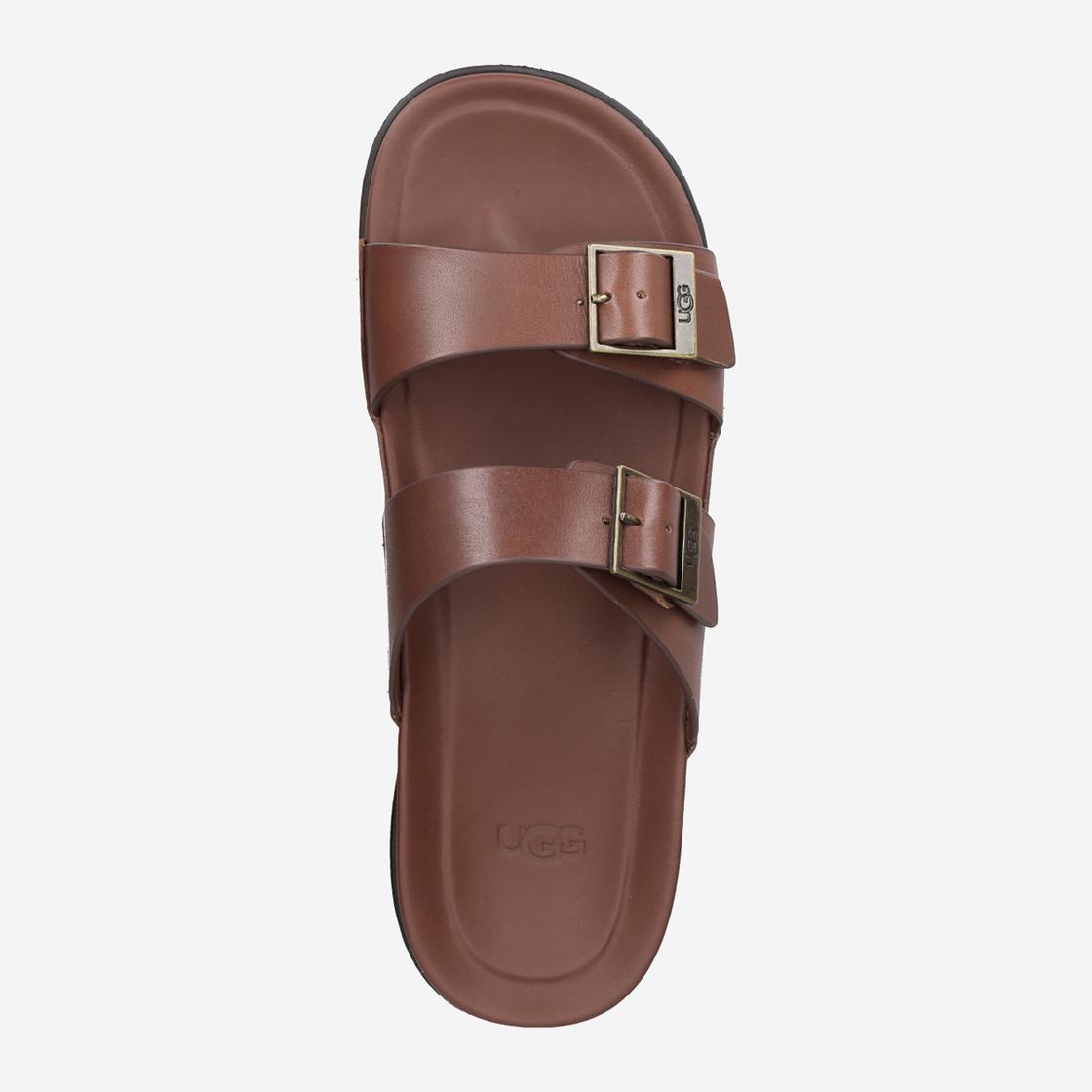 UGG australia WAINSCOTT BUCKLE SLIDE - Braun - Sohle