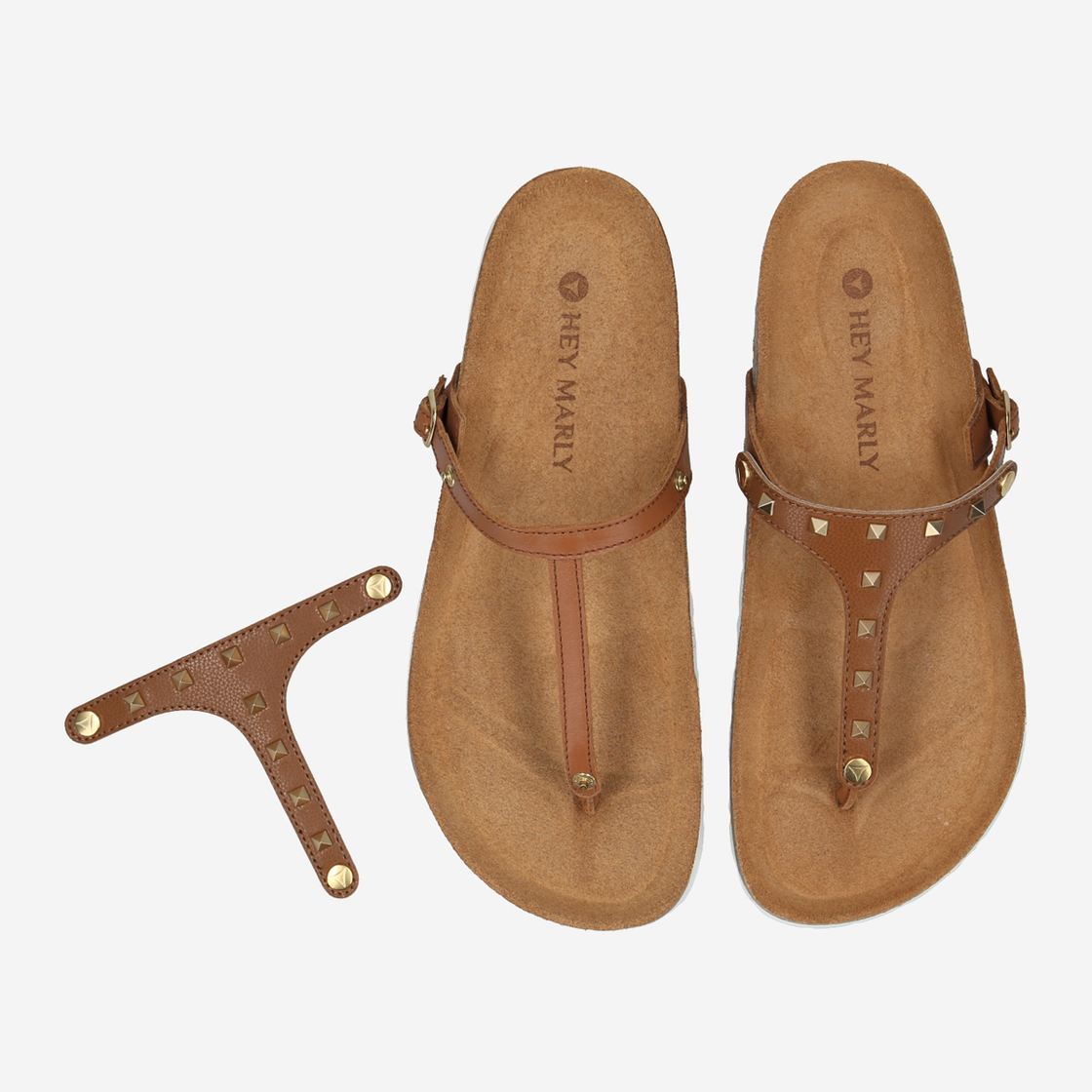 Hey Marley BASE SANDAL - Braun - Sohle