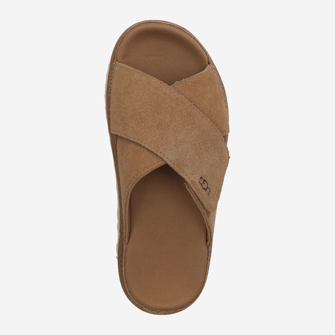 UGG australia GOLDENSTAR CROSS SLIDE - Braun - Sohle