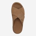 UGG australia GOLDENSTAR CROSS SLIDE - Braun - Sohle