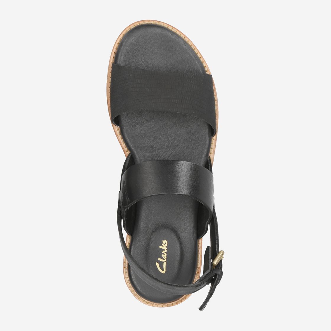 Clarks Karsea Strap - Schwarz - Sohle