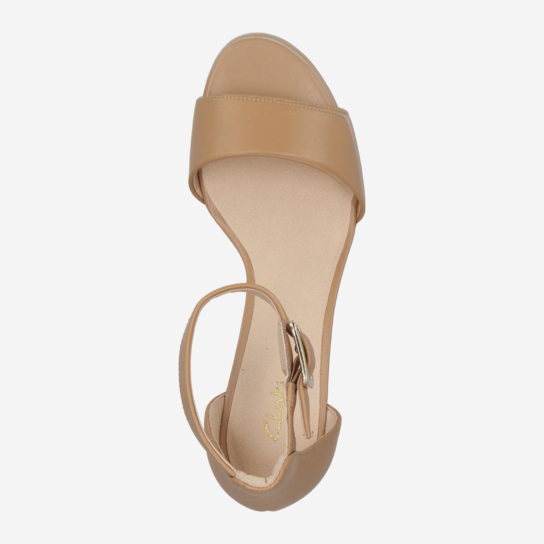 Clarks Deva Mae Camel Leather - Braun - Sohle