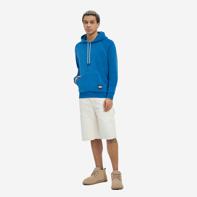 UGG australia TERRANCE HOODIE FL - Blau - Sohle