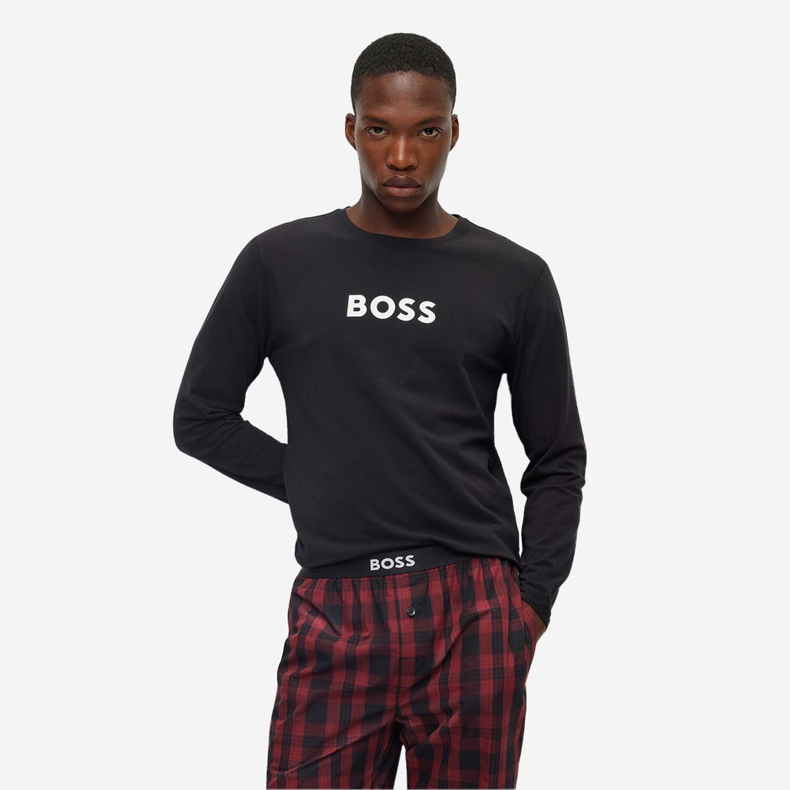 Boss EASY LONG SET - Schwarz, kombiniert - Sohle