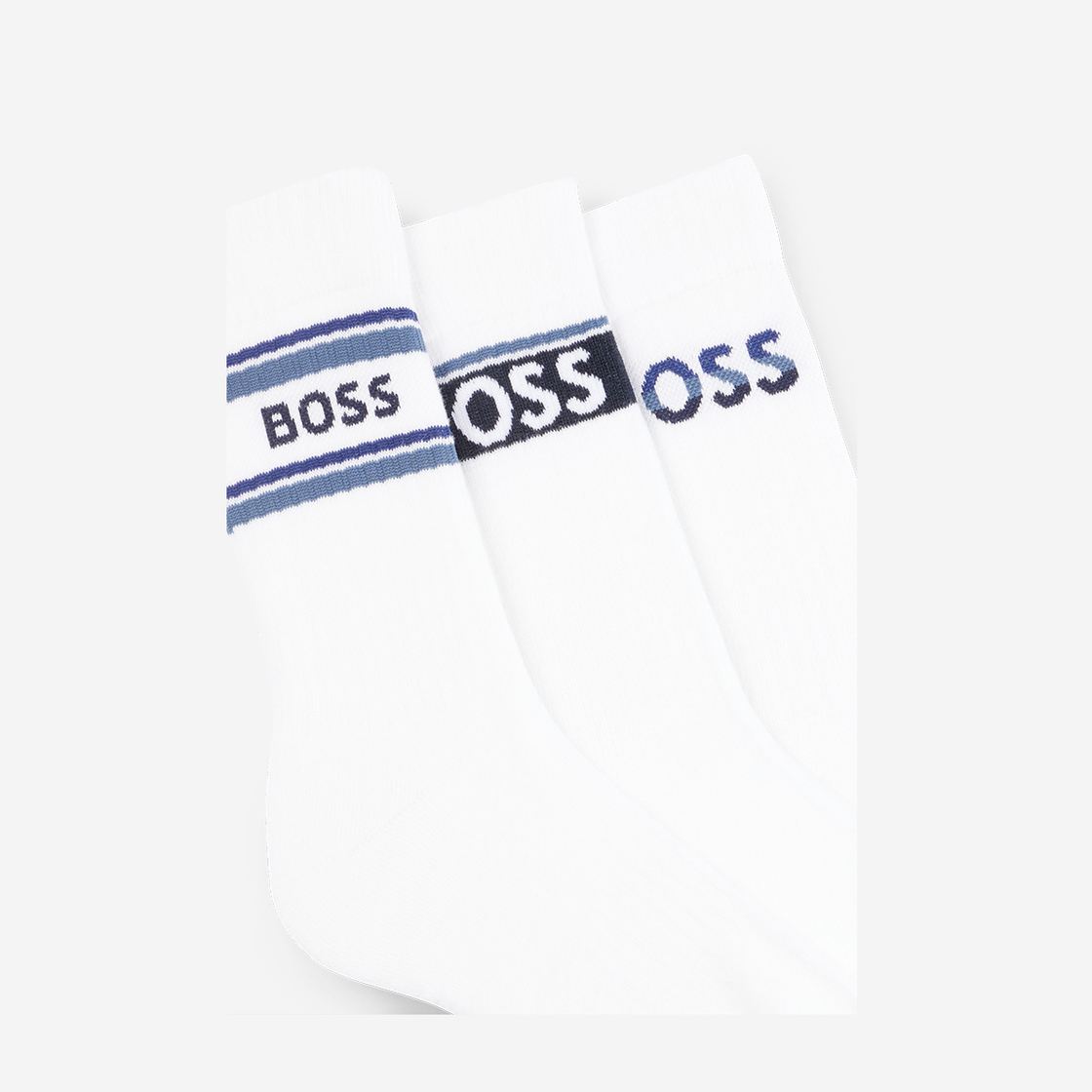 Boss 3P QS GIFTSET CC - Weiß - Sohle