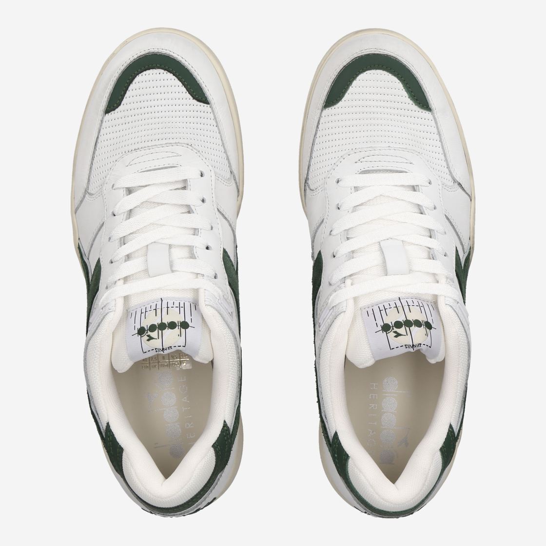 Diadora MI BASKET LOW USED - Weiß - Sohle