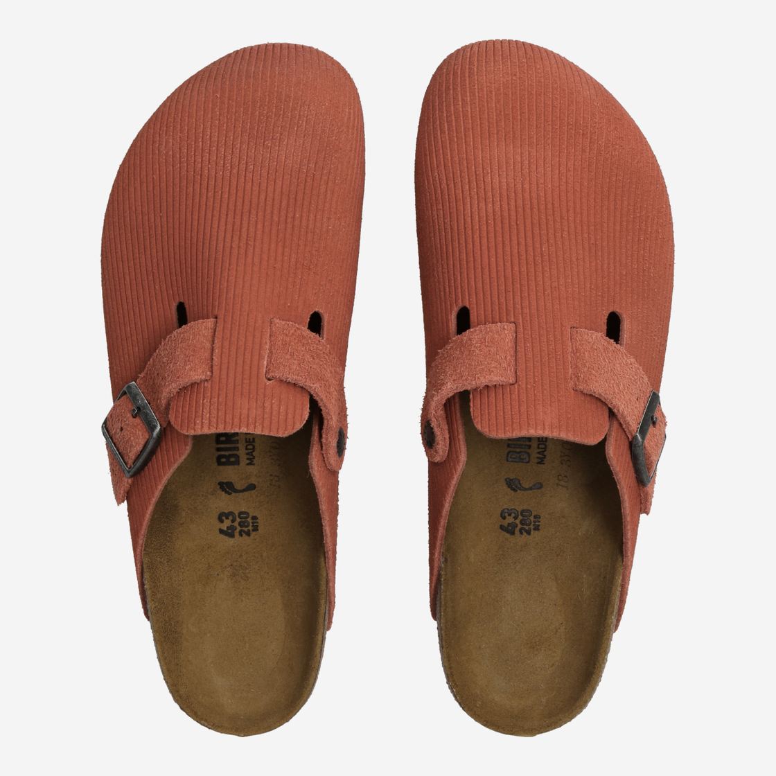 birkenstock BOSTON - Rot - Sohle