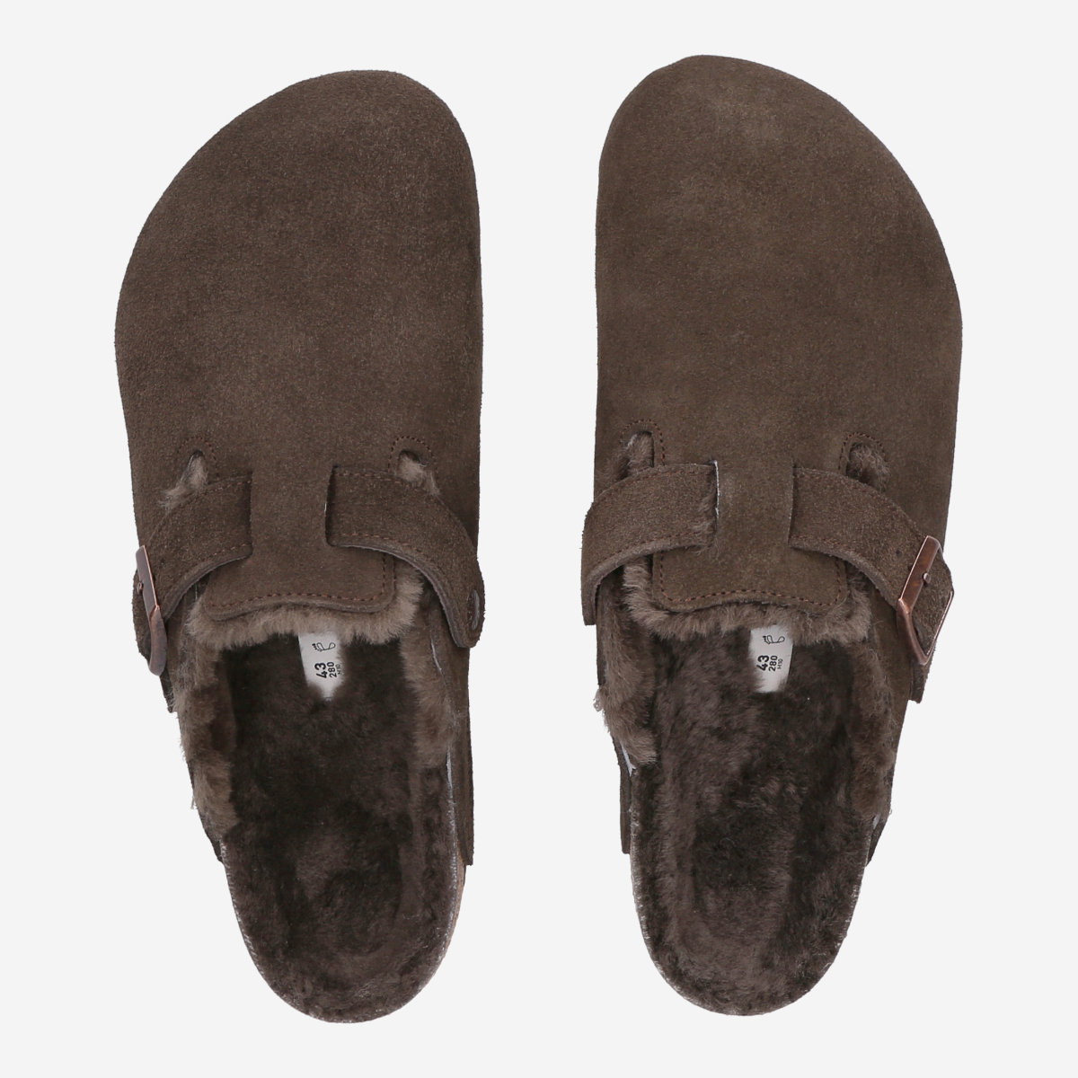 Birkenstock boston shearling mocha on sale