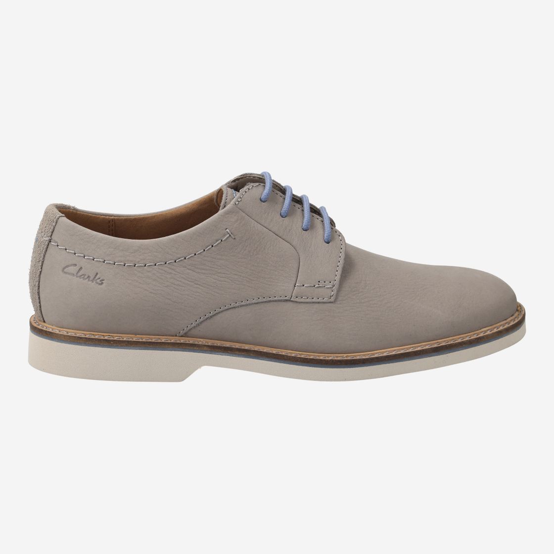 Clarks Atticus LTLace - Grau, hell - Rückansicht