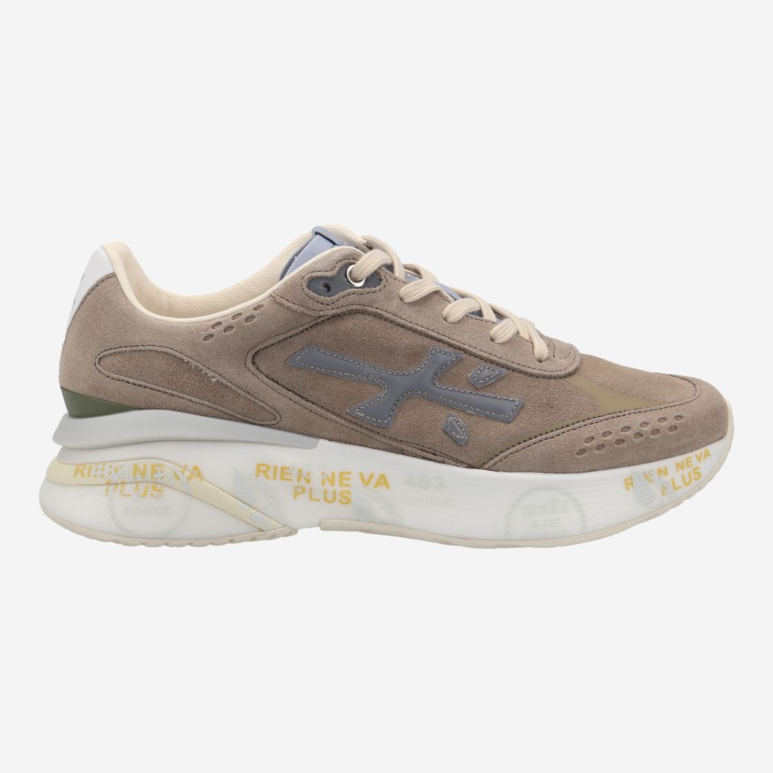 Premiata MOERUN - Braun/ Beige /  Olivgrün - Rückansicht