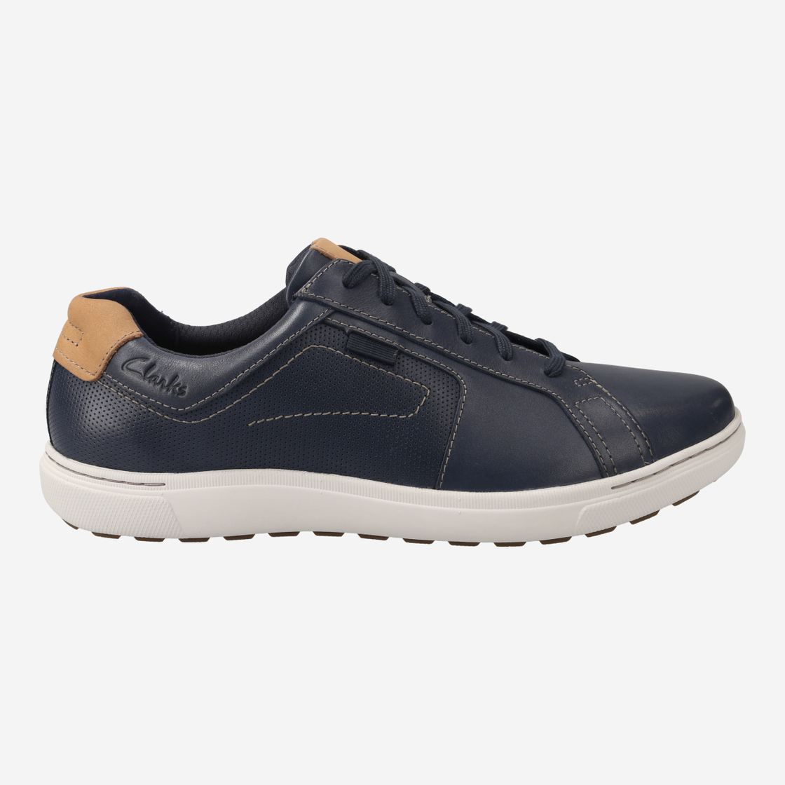 Clarks Mapstone Lace - Blau - Rückansicht