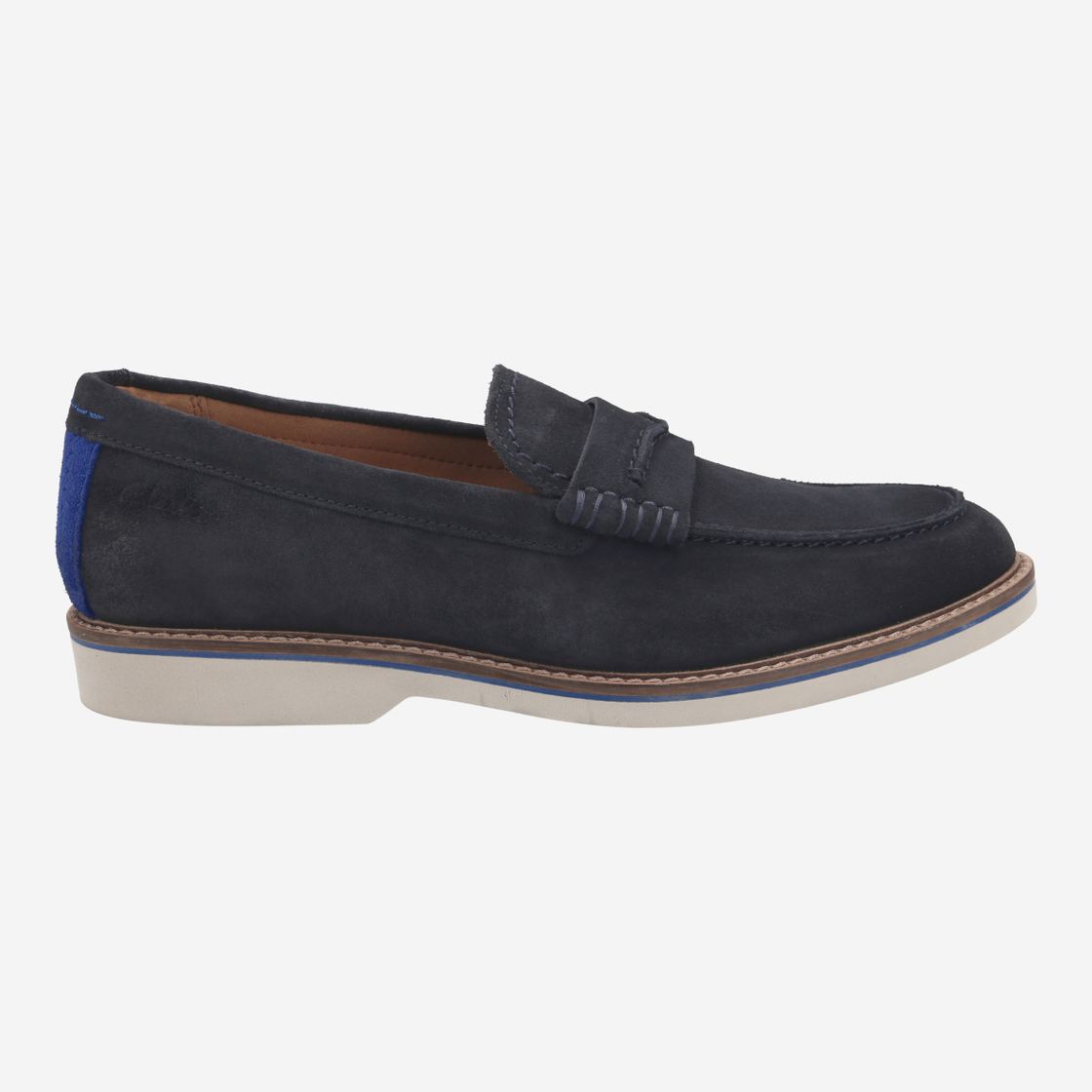 Clarks Atticus LTSlip - Blau - Rückansicht