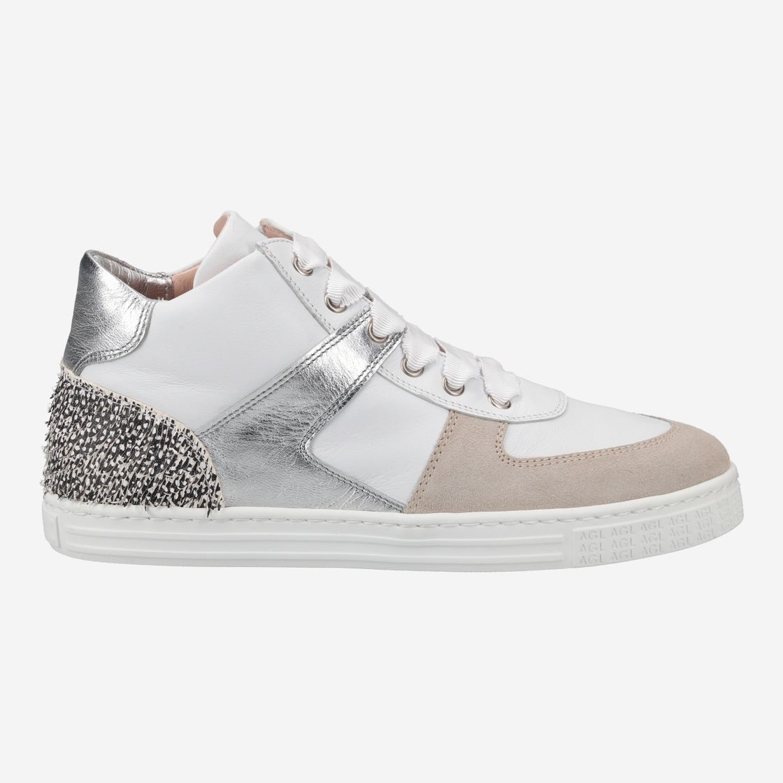 Attilio Giusti ILENIA - Weiß / Beige / Silber - Rückansicht