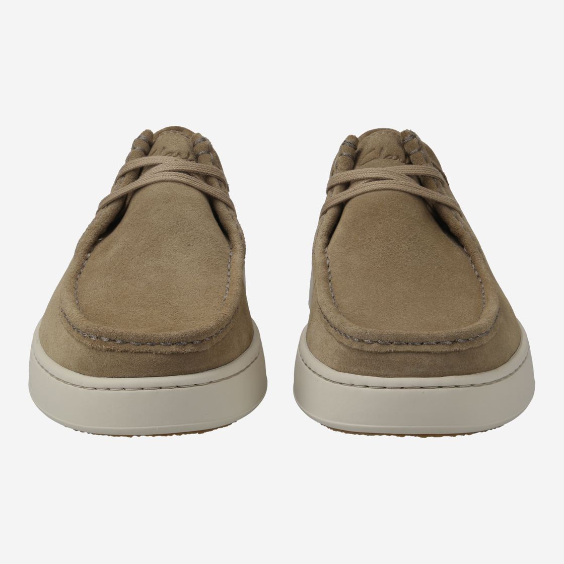 Clarks Courtlite Seam - Oliv/ Kaki / Beige - Frontansicht