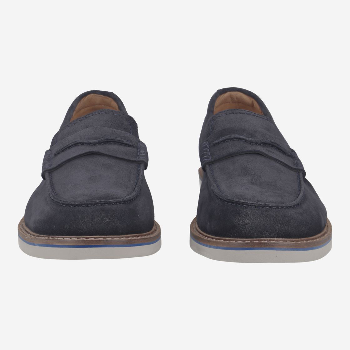 Clarks Atticus LTSlip - Blau - Frontansicht