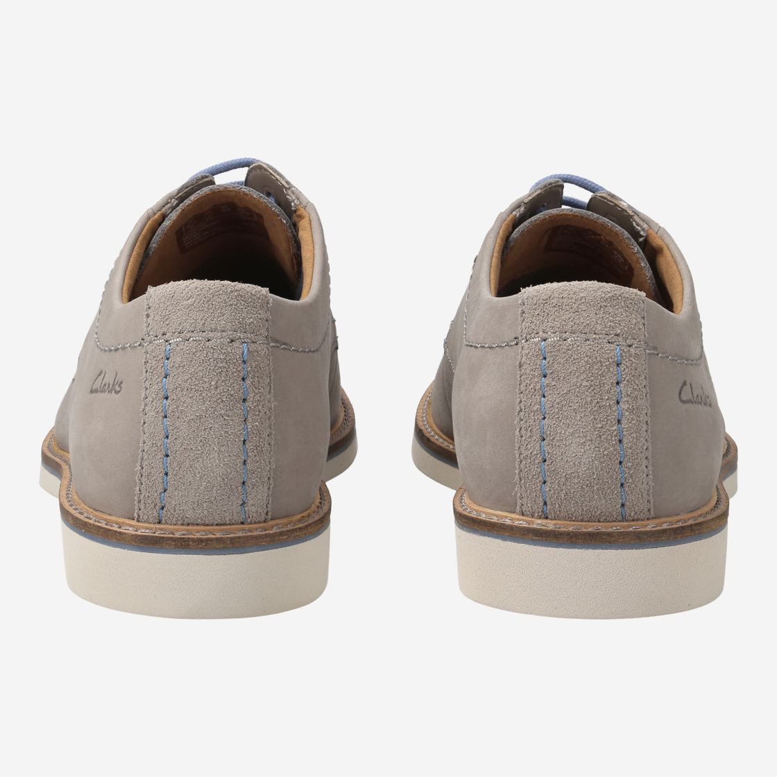 Clarks Atticus LTLace - Grau, hell - Seitenansicht