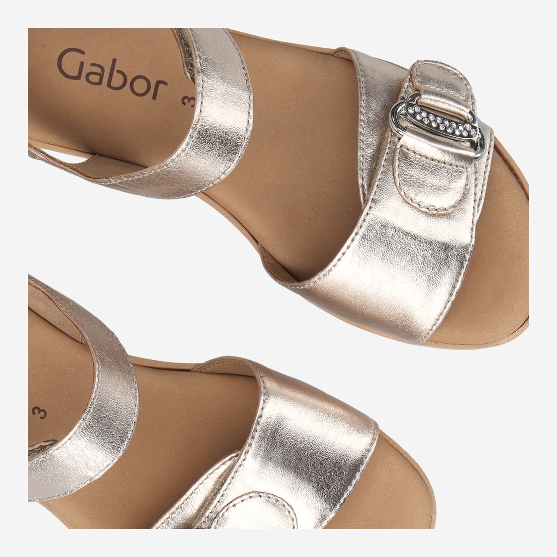 Gabor 4.554.62 - Puder/ Champagner/  metallik - Sohle