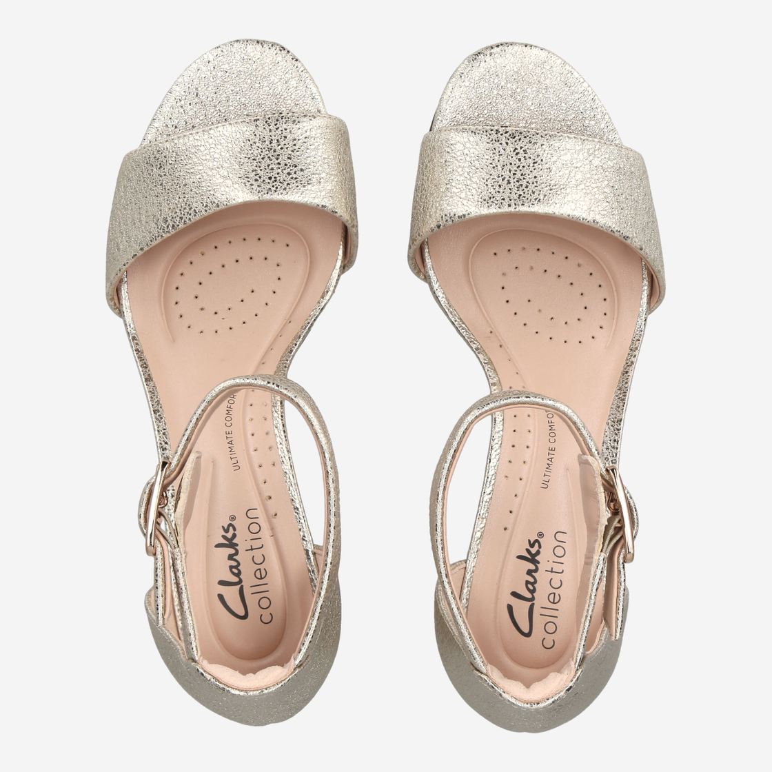 Clarks Deva Mae - Gold / Champagner - Sohle