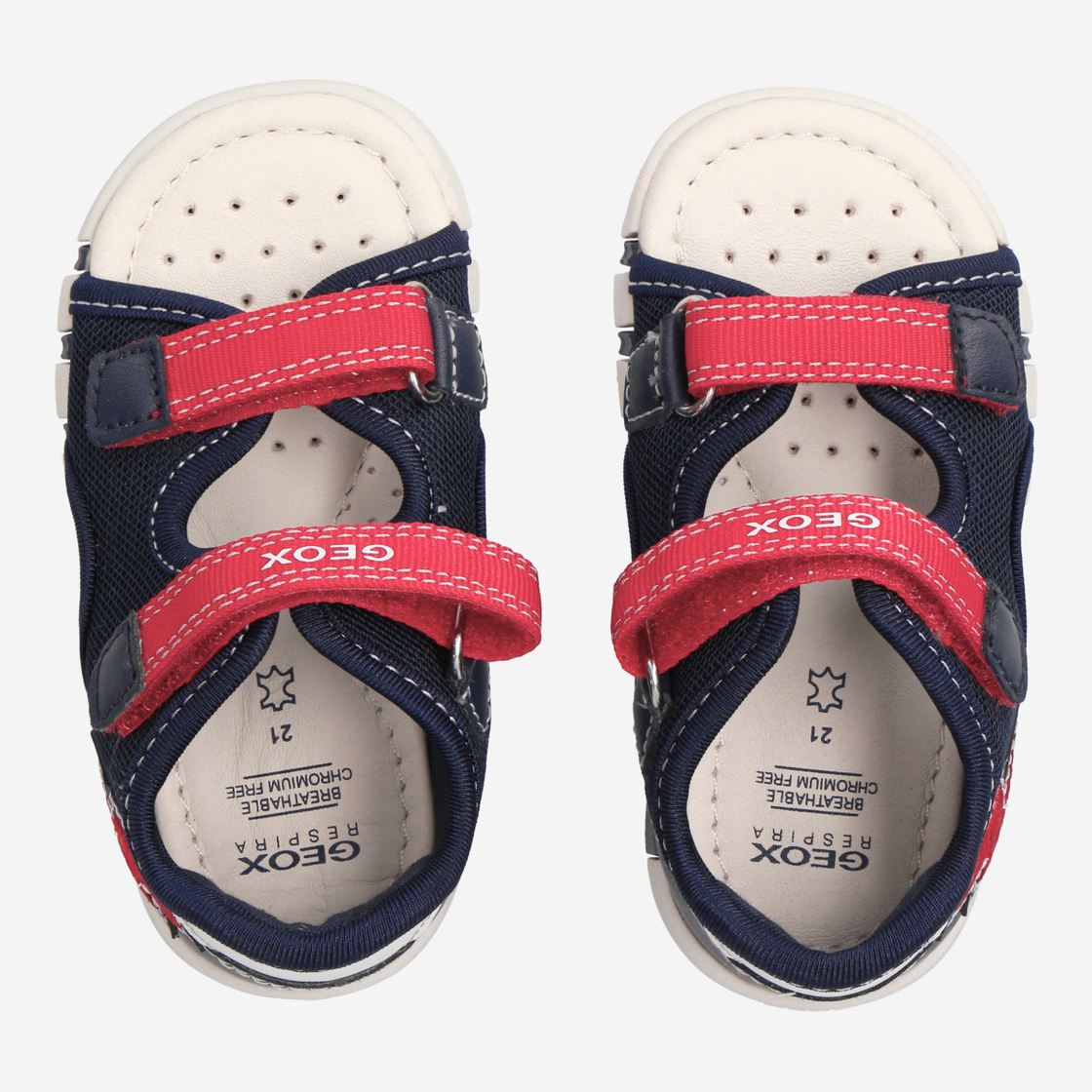 Geox SANDAL IUPIDOO - Navy/ Rot/ Blau - Sohle