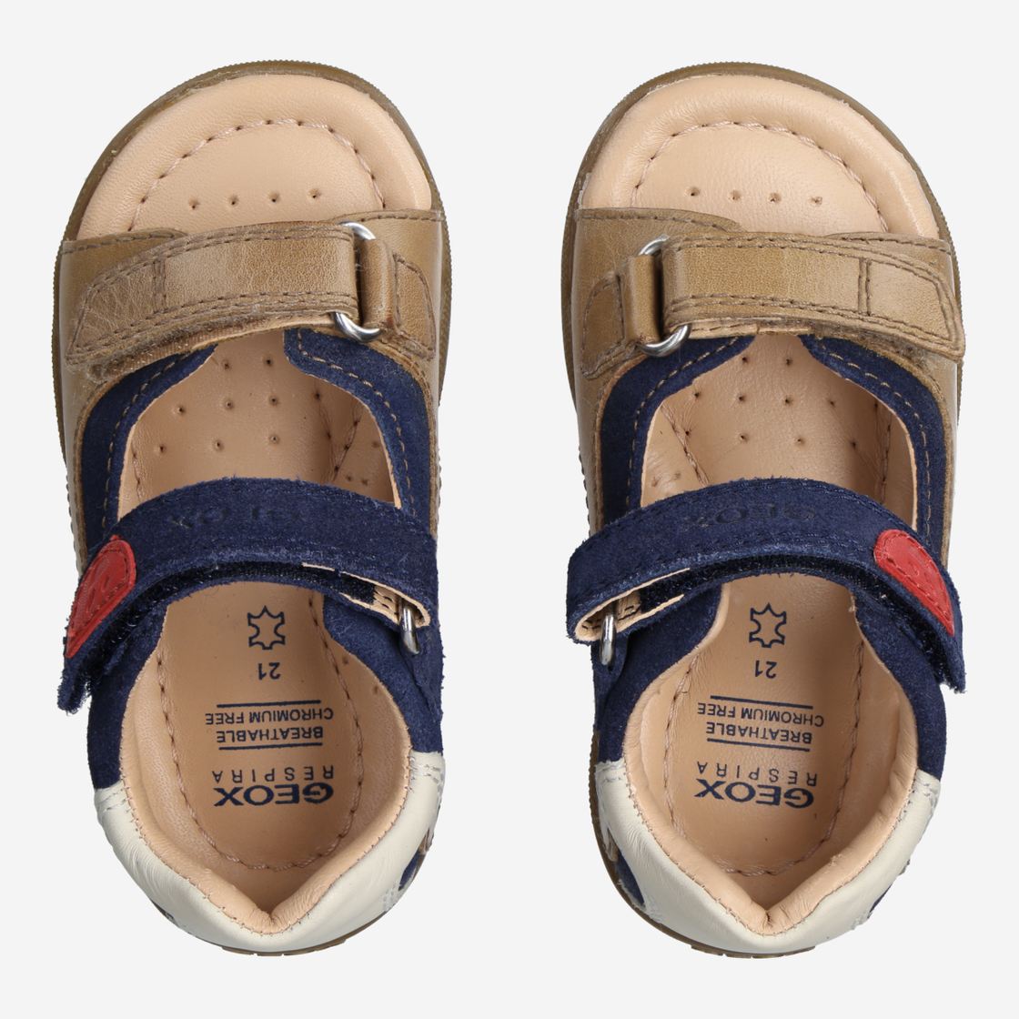 Geox SANDAL MACCHIA - Blau, kombiniert - Sohle