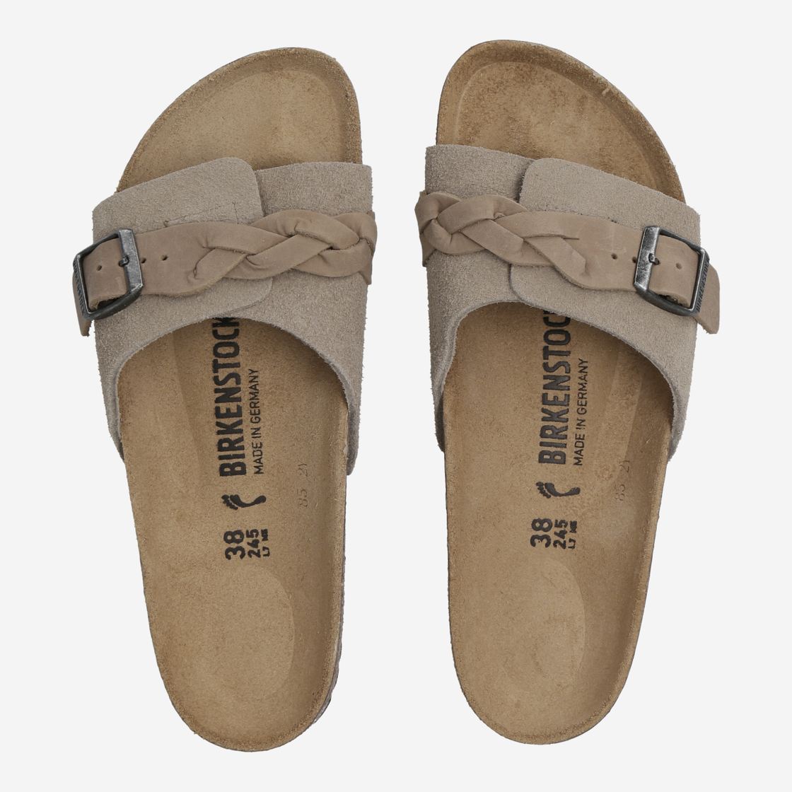 birkenstock PULA BRAIDED - Beige - Sohle