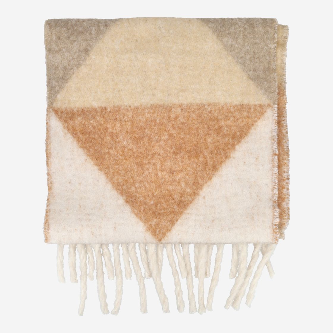 Hey Marley ANGLE SCARF - Beige - Rückansicht