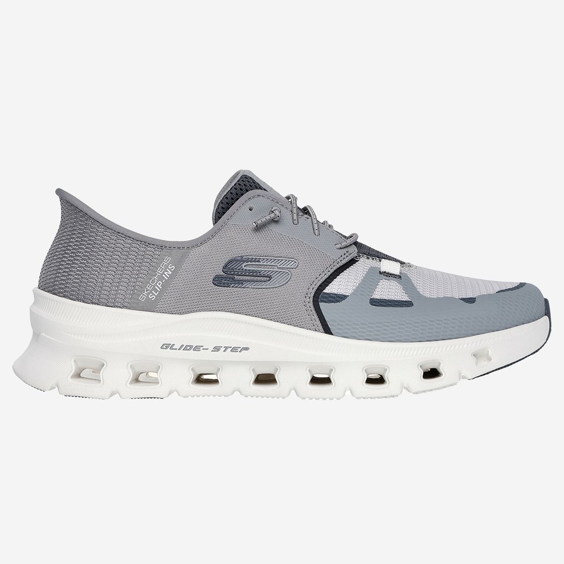 Skechers GLIDE-STEP - Grau - Rückansicht