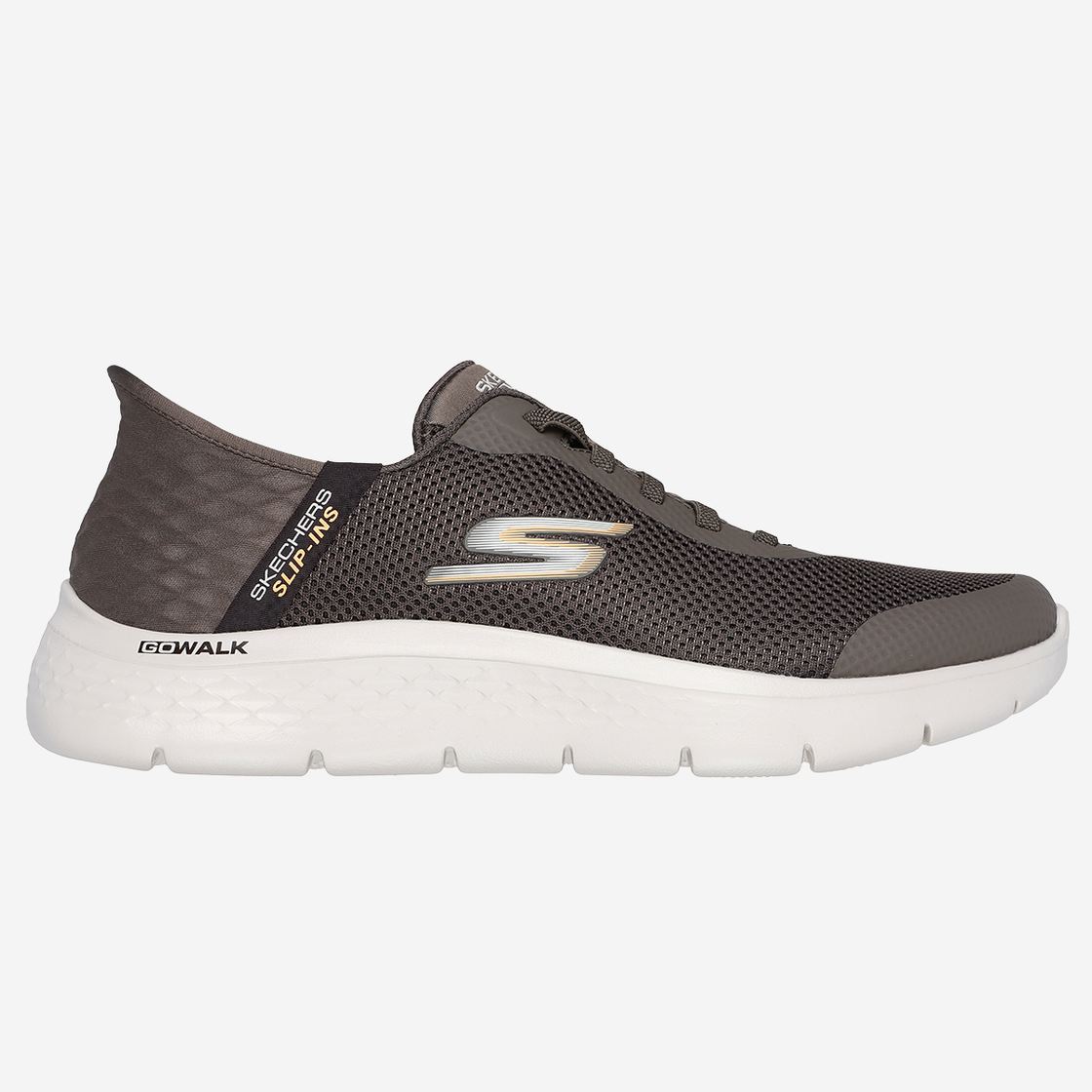 Skechers GO WALK FLEX - Braun - Rückansicht