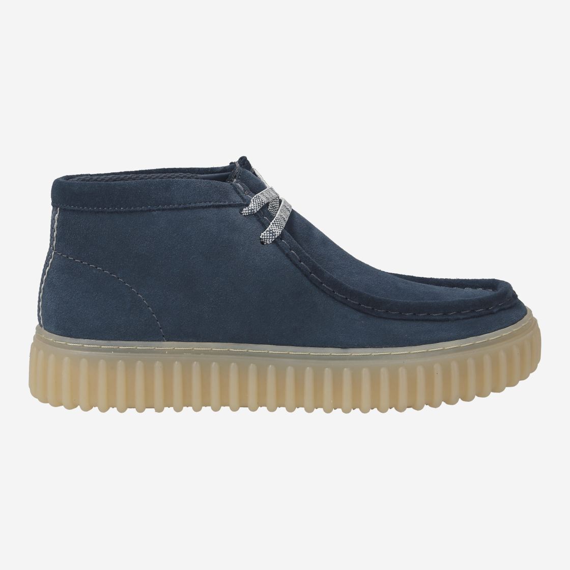 Clarks Torhill Hi - Blau, dunkel - Rückansicht