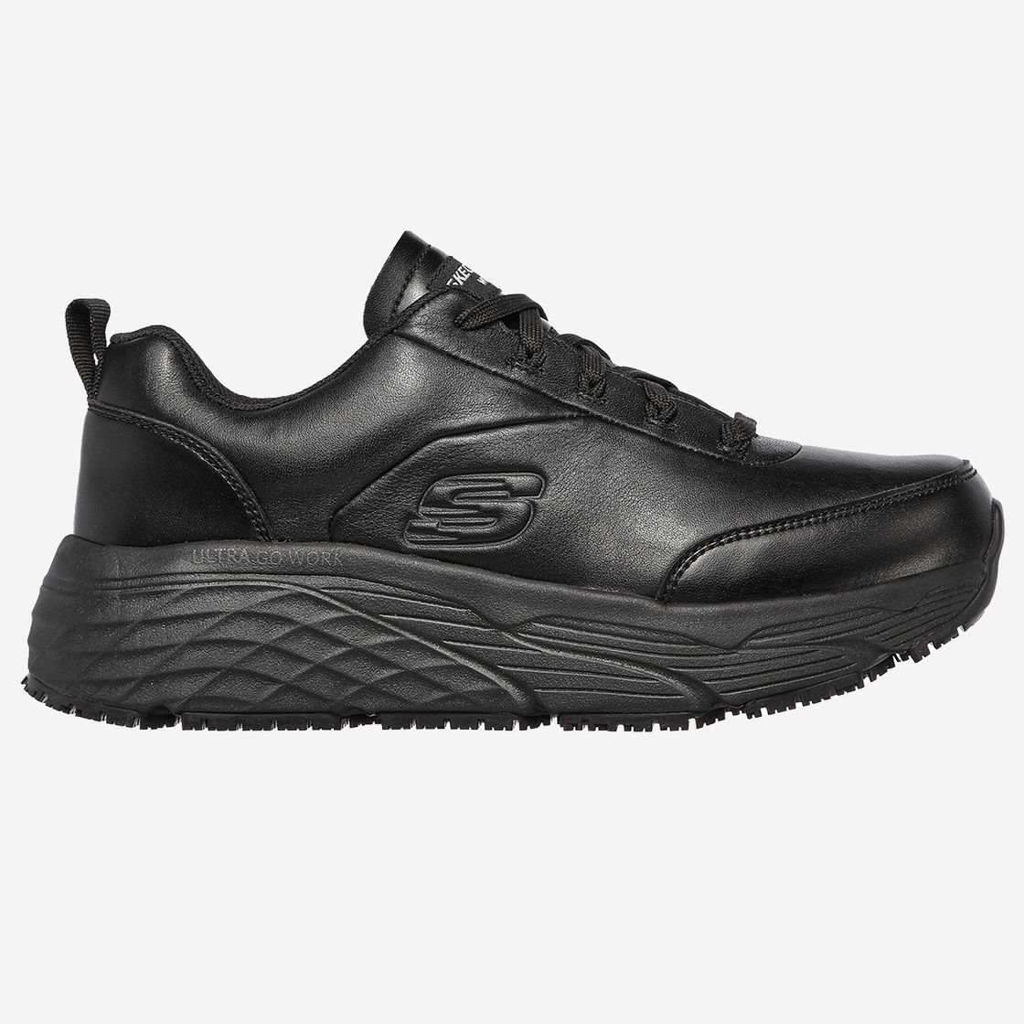 Skechers MAX CUSHIONING ELITE SR - Schwarz - Rückansicht