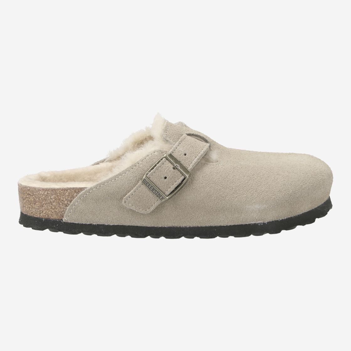 birkenstock BOSTON SHEARLING - Weiß - Rückansicht