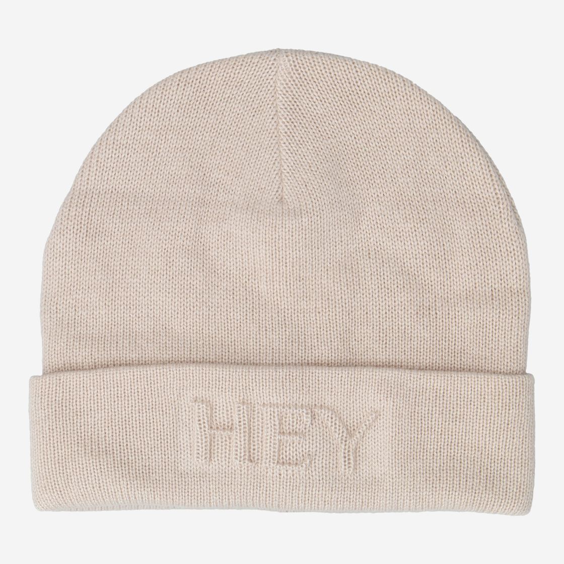 Hey Marley SOFT BEANIE - Creme/ Beige - Frontansicht