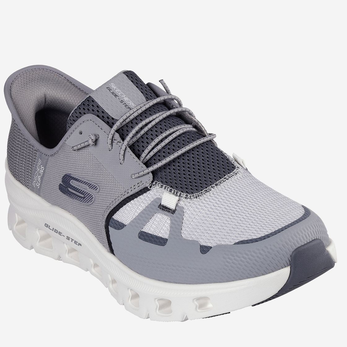 Skechers GLIDE-STEP - Grau - Frontansicht