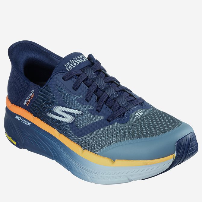 Skechers MAX CUSHIONING PREMIER 2.0 - Blau - Frontansicht