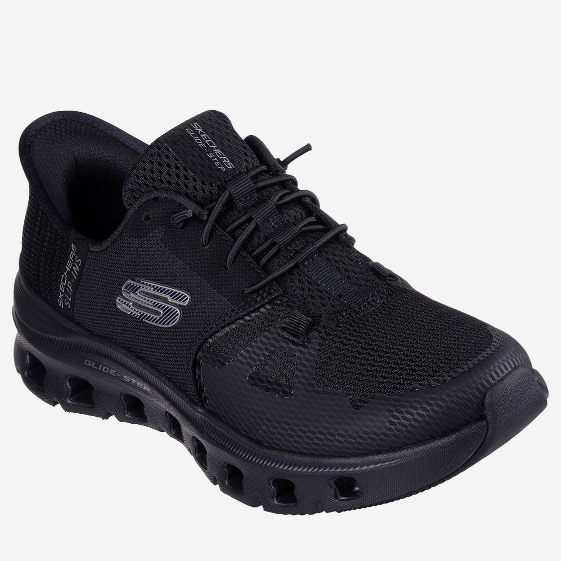 Skechers GLIDE-STEP - Schwarz - Frontansicht