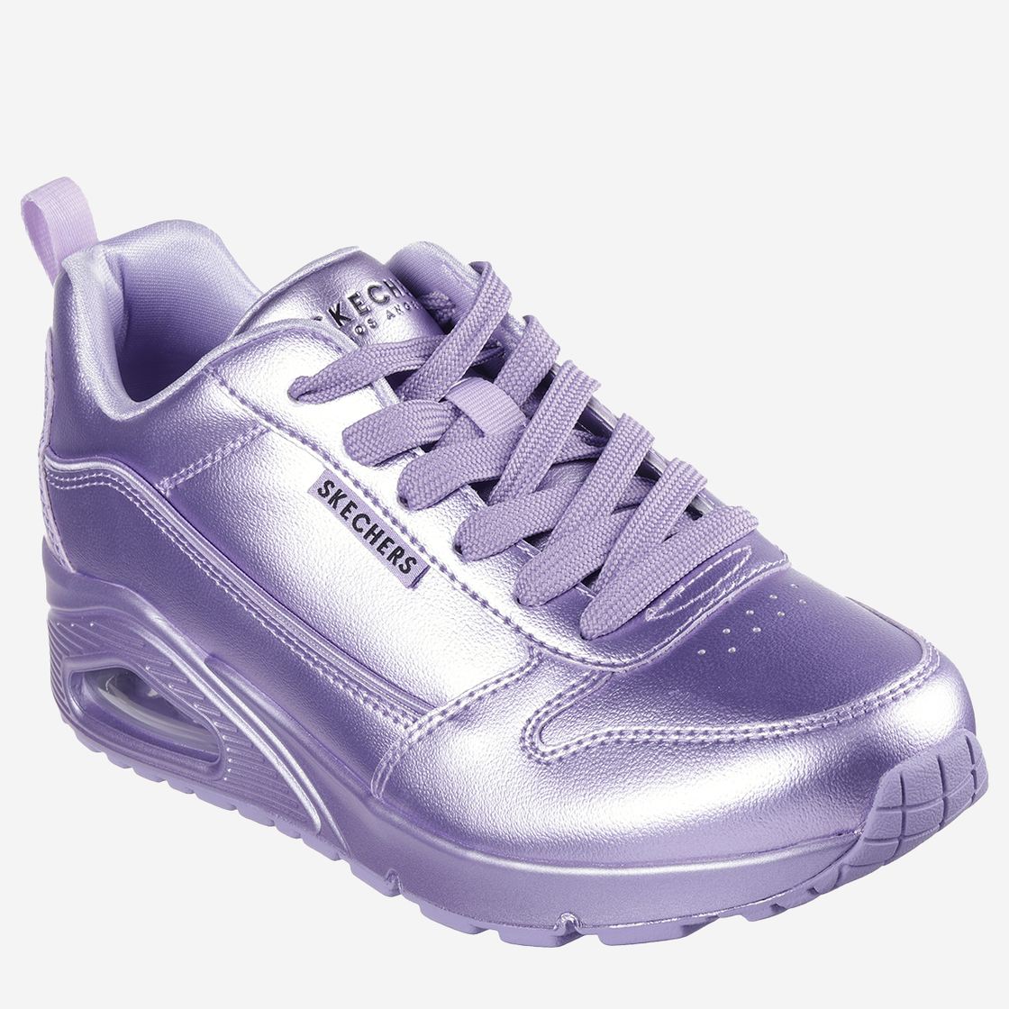 Skechers UNO - Lila/ Metallic - Frontansicht