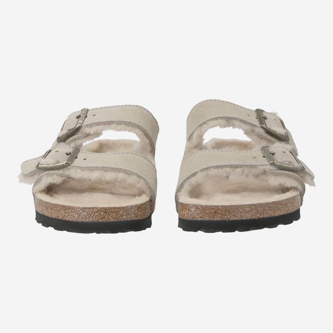 birkenstock ARIZONA SEHARLING - Weiß - Frontansicht