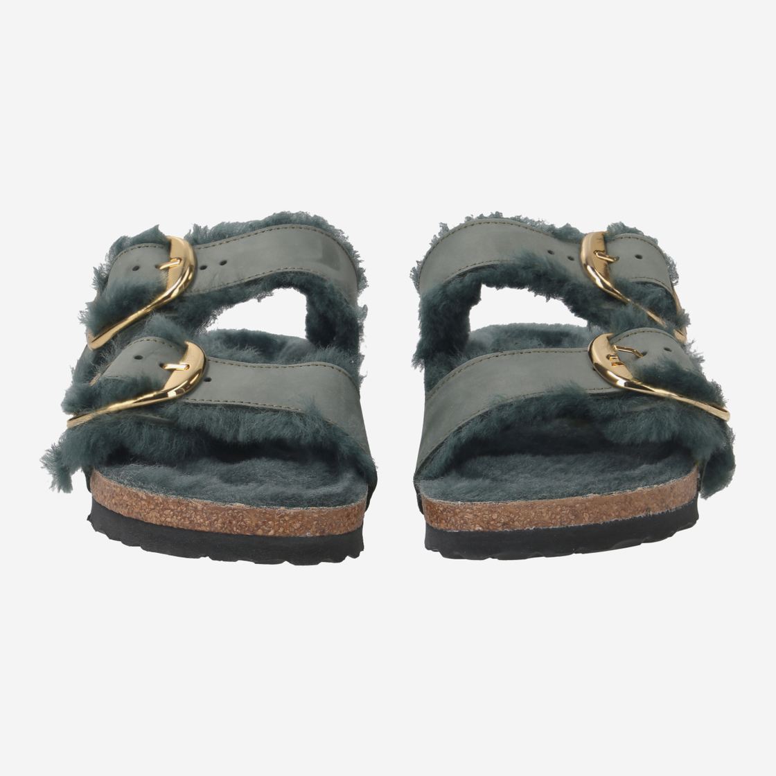 birkenstock ARIZONA BIG BUCKLE - Grün - Frontansicht