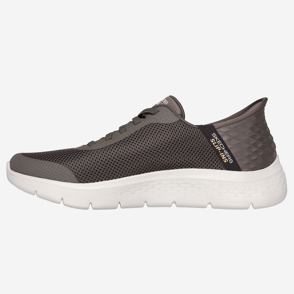 Skechers GO WALK FLEX - Braun - Seitenansicht