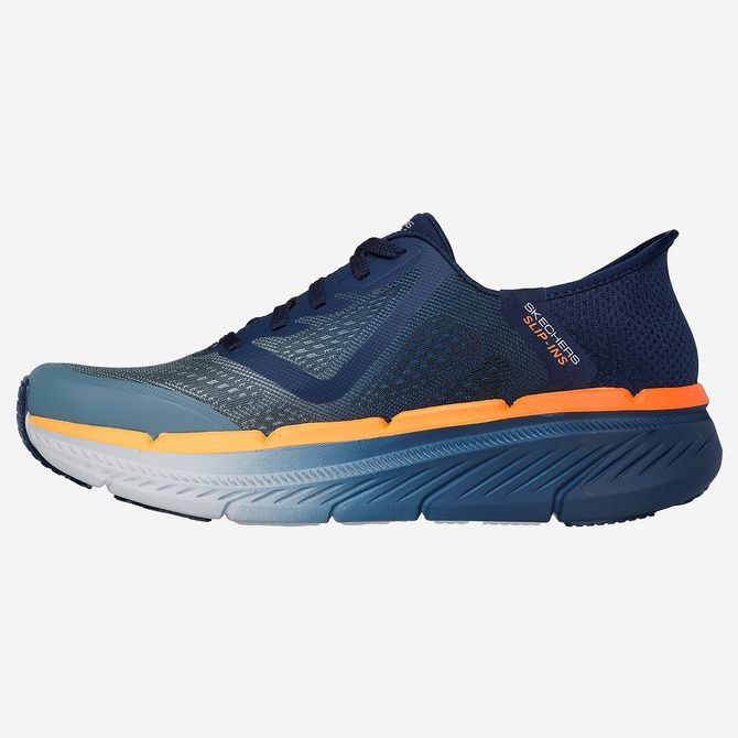 Skechers MAX CUSHIONING PREMIER 2.0 - Blau - Seitenansicht