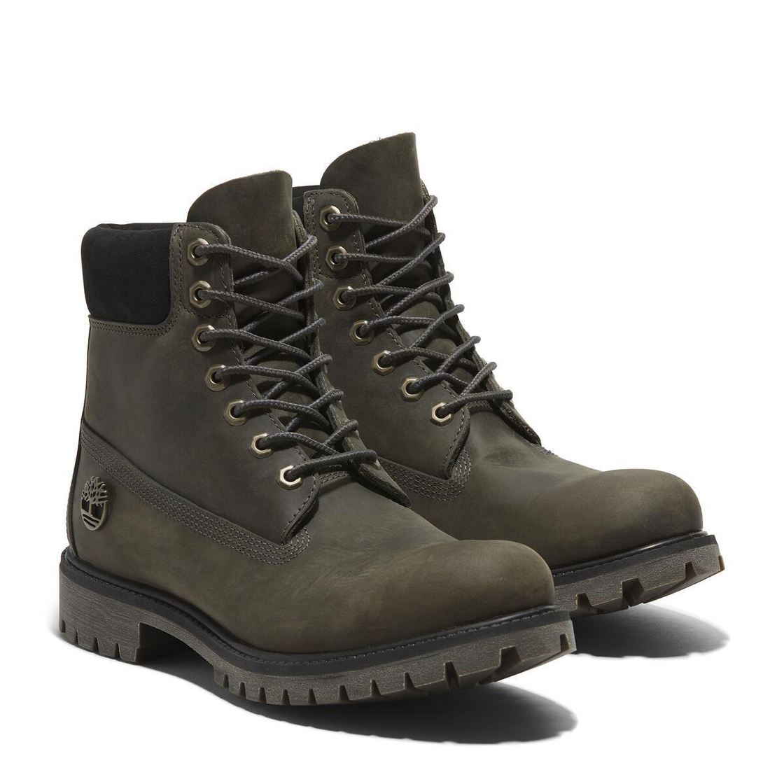 Timberland A2P6W Premium 6 INCH LACE UP - Grün/ Grau - Seitenansicht