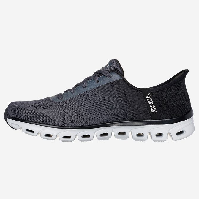 Skechers GLIDE-STEP - Grau - Seitenansicht