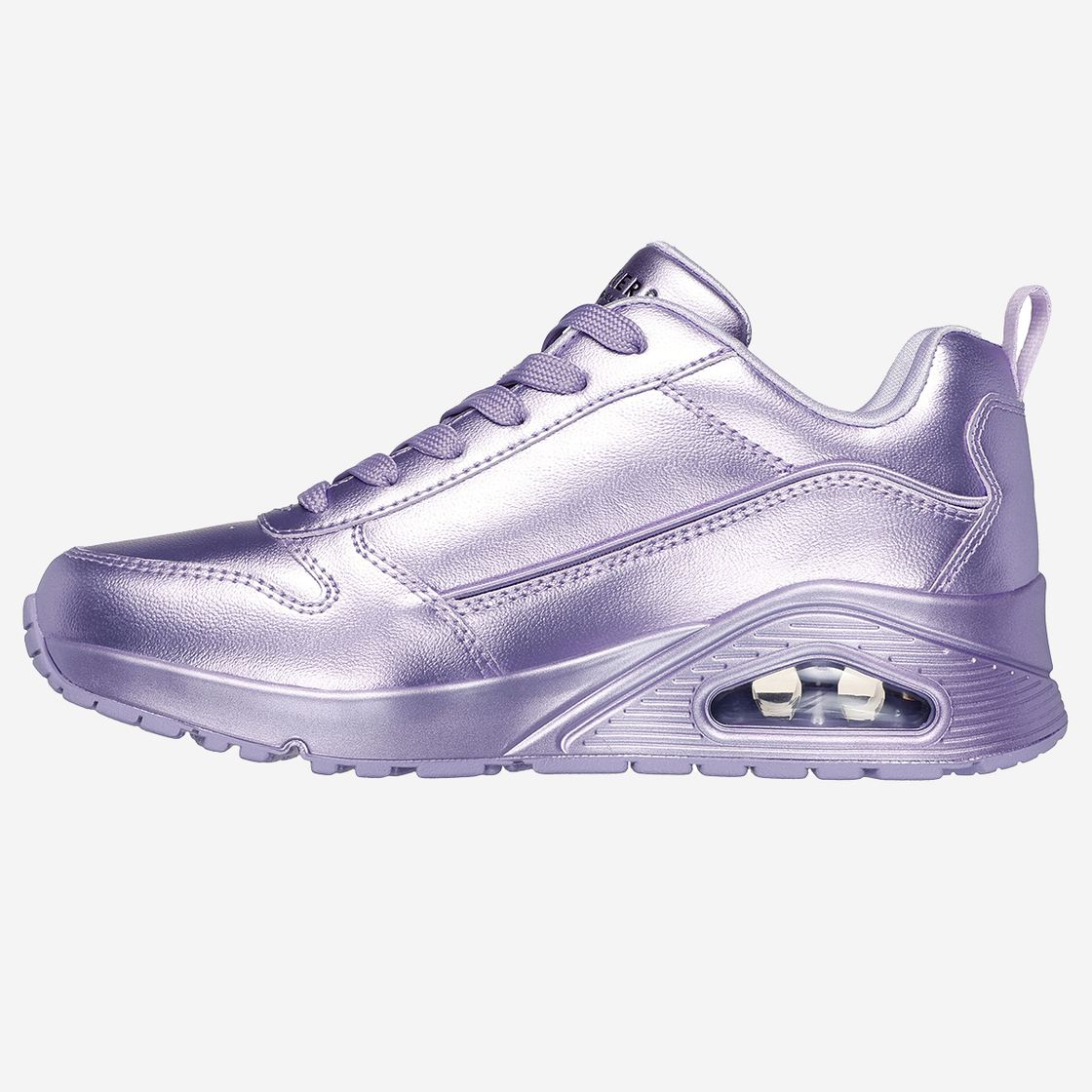 Skechers UNO - Lila/ Metallic - Seitenansicht