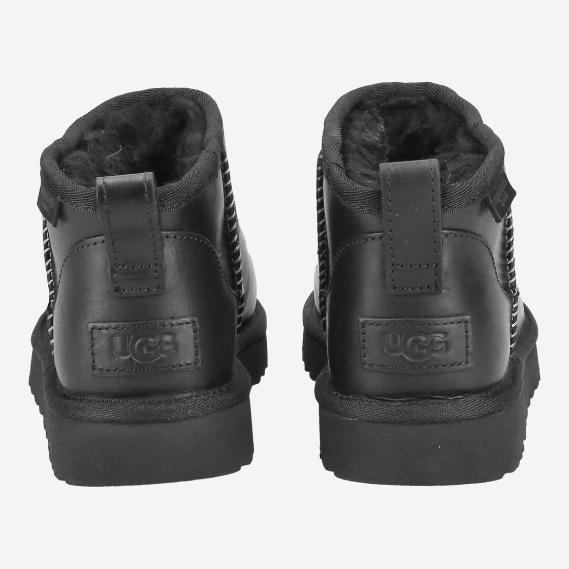 UGG australia CLASSIC ULTRA MINI - Schwarz - Seitenansicht